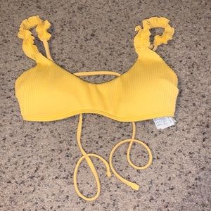 Yellow Bikini Top